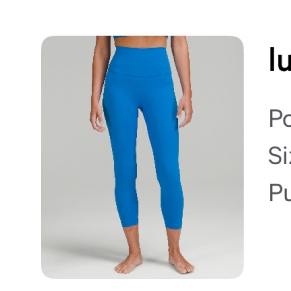 Lululemon Align Leggings Poolside Blue